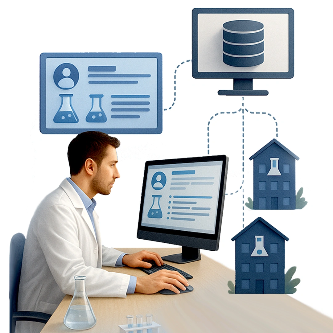 LIMS system for automating pathology lab processes.